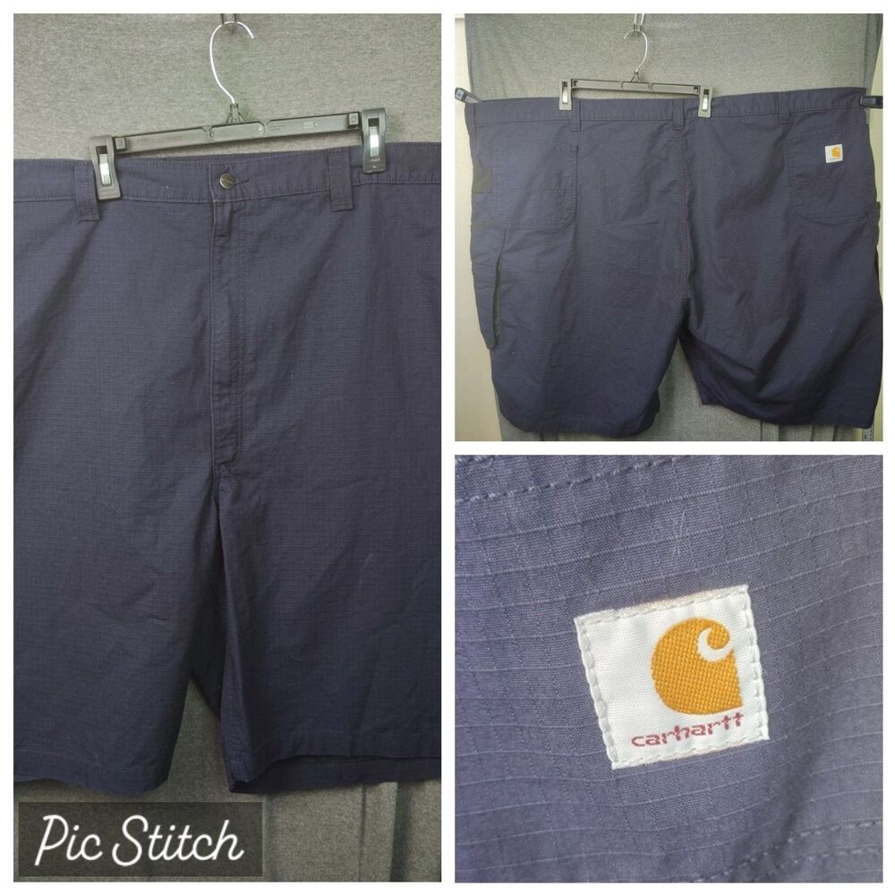 Carhartt Force® Relaxed Fit Ripstop Cargo Work Short Navy 62